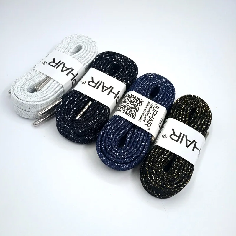 1 paar Sholace cordones anchos zapatilla Metall Schuh blei dentelle veters lacet chaussure damen schuhe schnürsenkel zapatos mujer encaje
