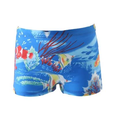 Новые плавки для маленьких мальчиков От 0 до 5 лет нейлоновый купальный костюм с рисунком детские купальные шорты детские пляжные штаны для малышей Одежда для купания - Цвет: A-Fish