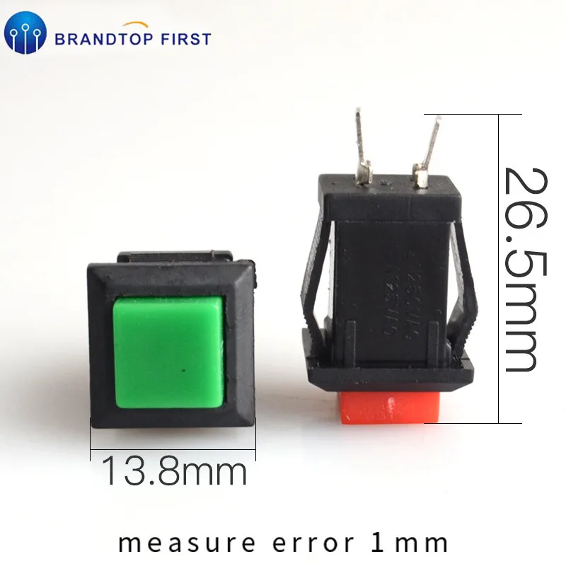 DS-431 переключатель без сброса квадратный Мгновенный переключатель NC DS-431 DS-429 самоблокирующийся кнопочный переключатель