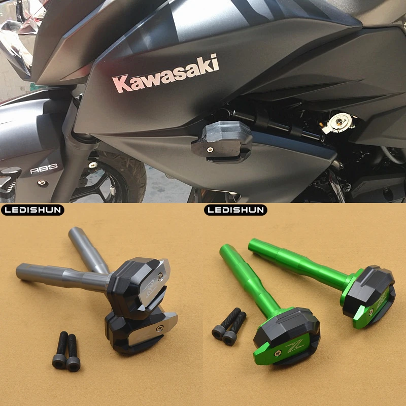 Слайдеры рамы мотоцикла для KAWASAKI Z250 Z300 Z 250 300 2013 2018 защитная крышка двигателя
