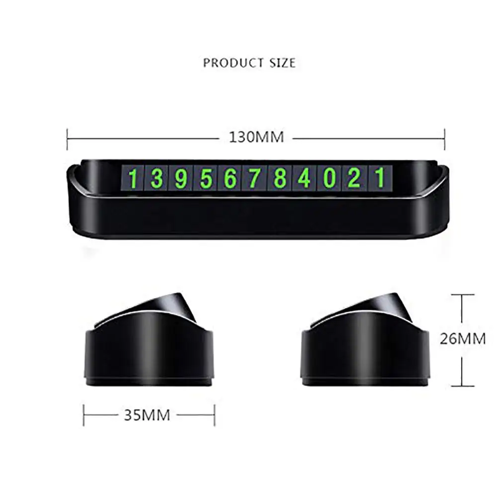 Ваген ворюбергенд Parkausweis Nummer Karte Teller Schalter Telefonnummer Parkplatz Für Auto-Aufkleber-Produkte Stoppen