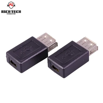 

USB Female jack to MINI female jack USB adapter for mobile phone data cable