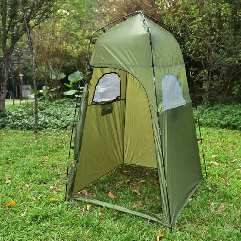 

Outdoor Portable Beach Shower Tent Changing Fitting Tent Camping Privacy Toilet With Carry Bag