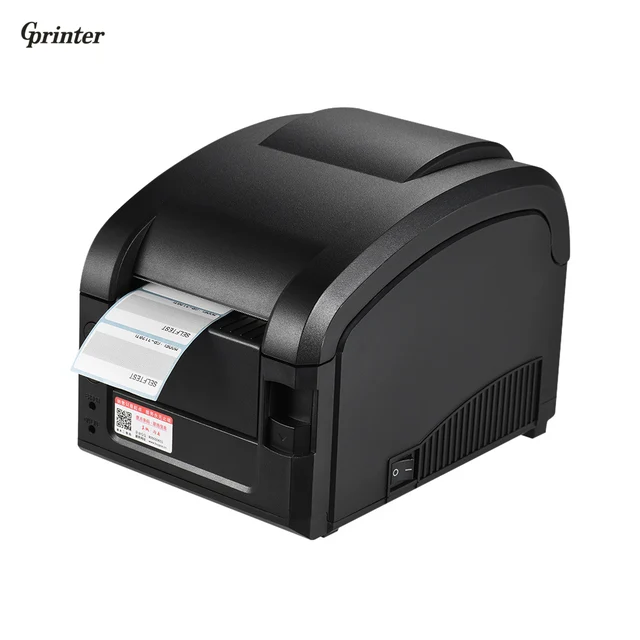 Special Offers Thermal Printer Adhesive Sticker Barcode Label Graphic Printer High Speed 23-80mm Printing Width for USB POS Computer
