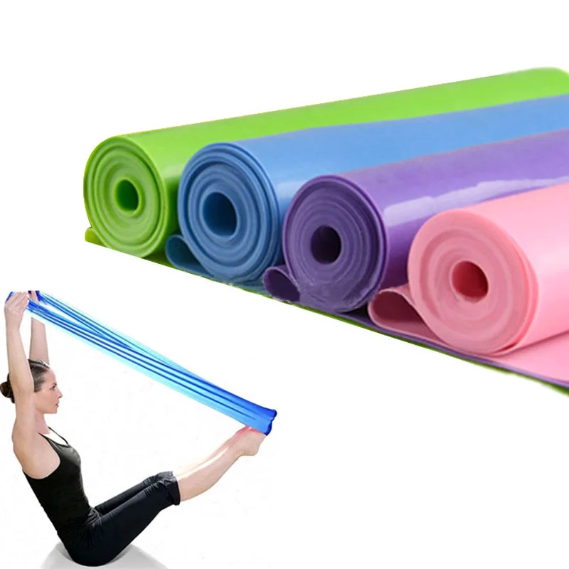 

Pilates Elastic Yoga Workout Aerobics Stretch Band Tensile Band Rubber Exercise Band Arm Back Leg Fitness All