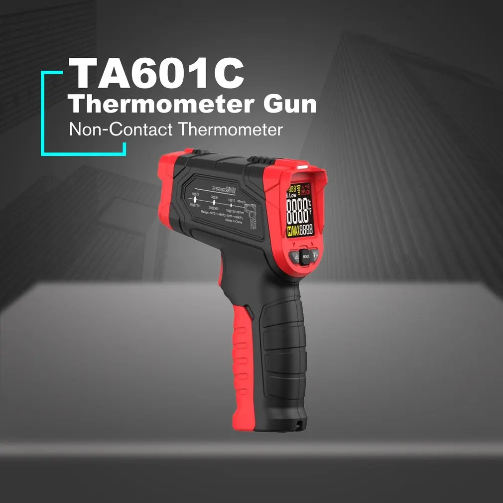 Бесконтактный ЖК-цифровой ИК-термометр инфракрасный лазерный точечный пистолет температура поверхности пирометр Imager