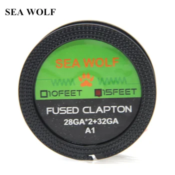

SEA WOLF 5m/Roll Fused Clapton For RDA RBA Rebuildable Atomizer Heating Wires Coil Tool E-Cigarette Accessories For RDTA Tank