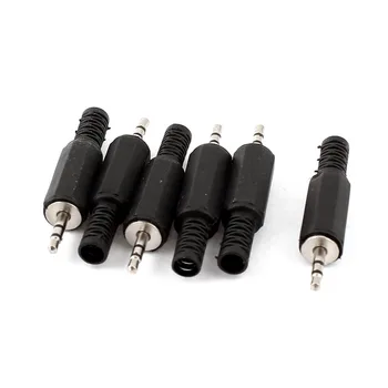 

6pcs 2.5mm Stereo Male Plug Jack DIY Solder Headphones Audio Connector