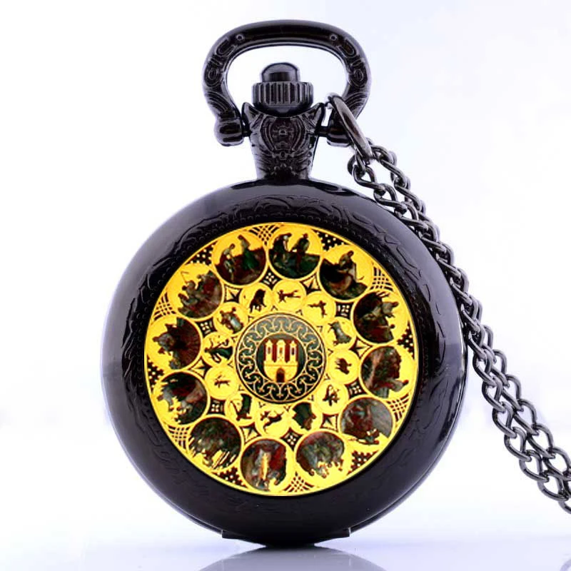

Astronomical Sundial Globe Pocket Watch Necklace Glass Dome Pendants Vintage Astronomy Science Jewelry