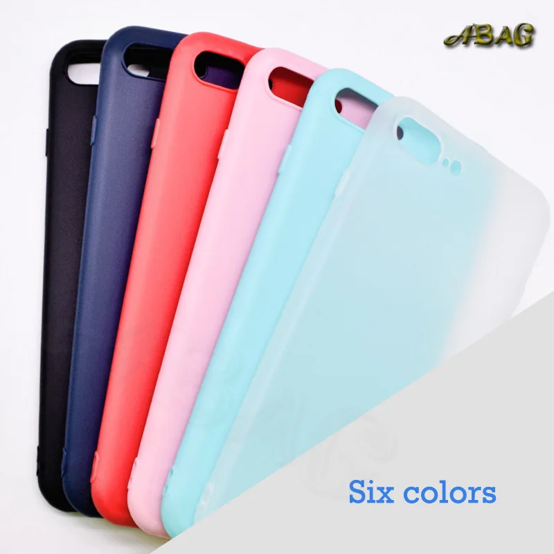 

ABAG for iPhone 8 plus case matte TPU material soft shell for iPhone 7 plus 5.5 multi color optional A24#