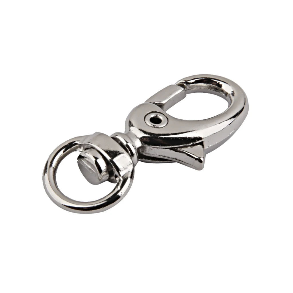 

Pack of 30 Heavy Duty Swivel Trigger Clips D Ring Lobster Clasps for Keychain Bag
