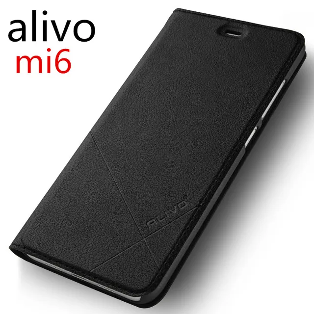 Best Offers xiaomi mi6 Case Luxury Flip Leather Case For xiaomi mi6 Case Wallet Stand Protective Phone Cover xiaomi mi6 m6 6 free tracking 