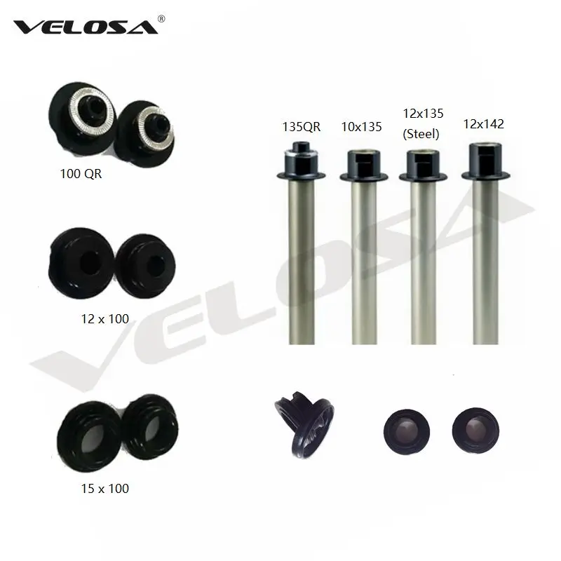 

Adapter for novatec 791/792 6-bolt disc hubs,front cap,rear axle for Novatec D791SB/D792SB,conversion kit for different axles