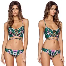 Бикини с коррекцией фигуры Roupa de Praia Купальники для малышек Для женщин Мягкий Fringe бандо бикини Установить купальник леди купальный костюм