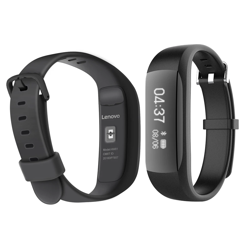 

Lenovo HW01 Bluetooth Heart Rate Monitor Smart Wristband Sleep Manage Sports Track Bracelet Support iOS Android Smartphones