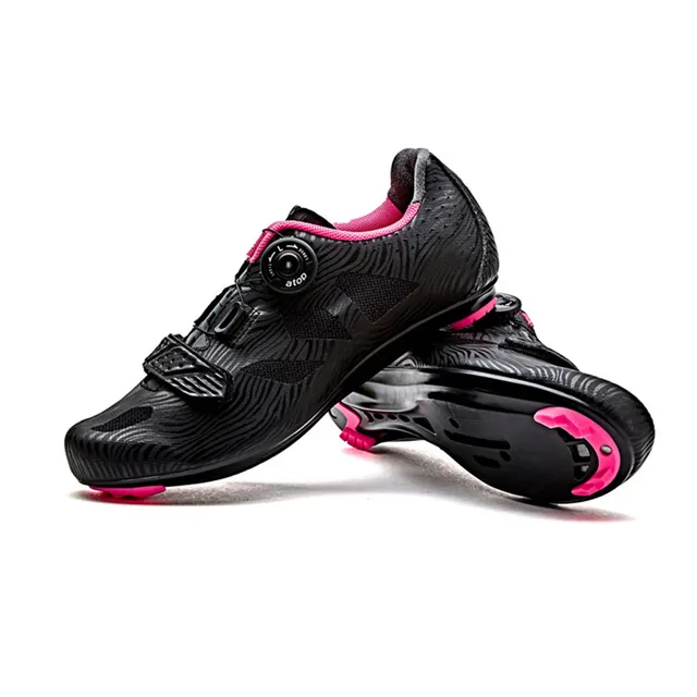 Women Lace up Bicycle Shoes Lady Non slip MTB Bike Sneakers Athletic