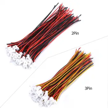 

20 Sets/Lot Connector Micro JST 1.25MM 2-Pin/3-Pin Male&Female Connector Plug with Wires Cables LED Strip Connectors pin header