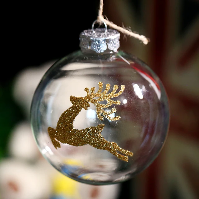 clear glass ball ornament christmas decoration gold deer party event supplier 80mm x 4pc - Wholesale Christmas Decorations Suppliers clear glass ball ornament christmas decoration gold deer party event supplier 80mm x 4pc - Wholesale Christmas Decorations Suppliers