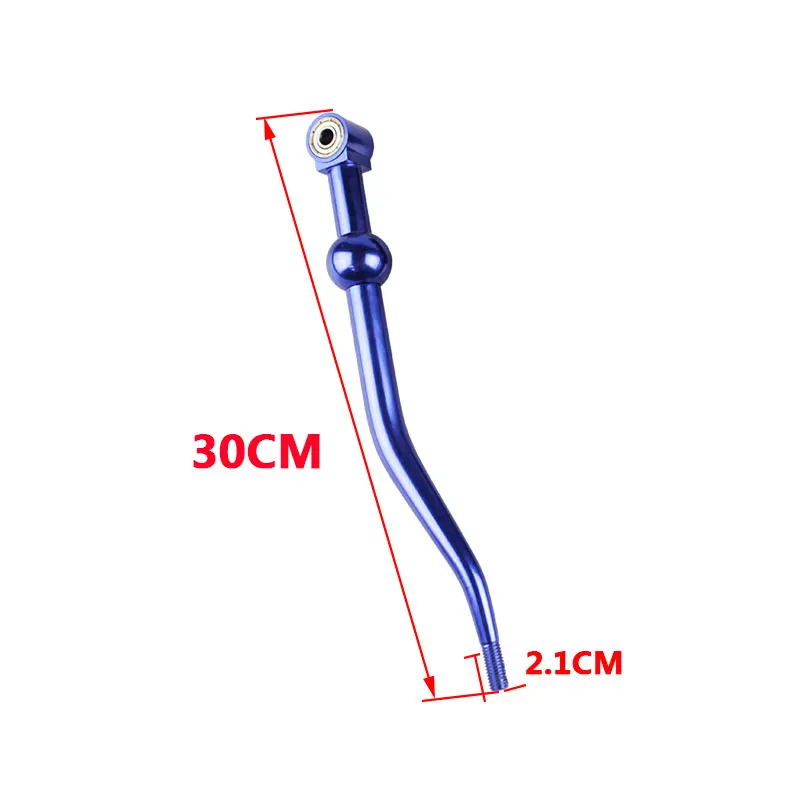 RASTP двойной изгиб Алюминий переключения передач M10X1.5 ручка переключения передач расширение для бросок короткий переключатель для Honda Civic RS-SFN003
