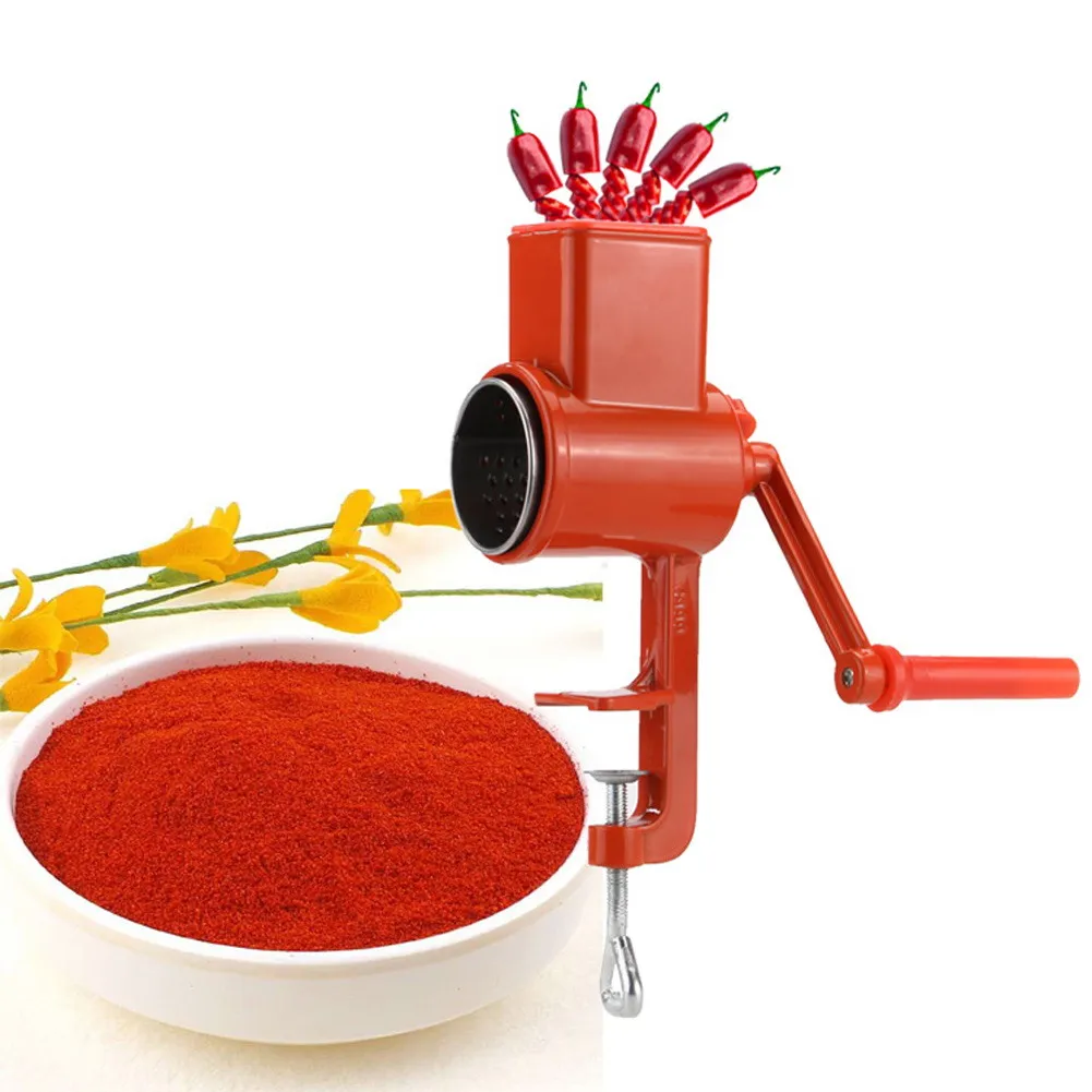 Corn Wheat Grain Grinder Hopper Manual Home Business Use Grinder Aluminum Alloy Mini Wheat Corn Bean
