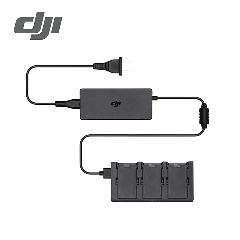 

DJI Spark Battery Charging Hub Charge 3 batteries at the same time Intelligent current limiting feature prolongs battery life