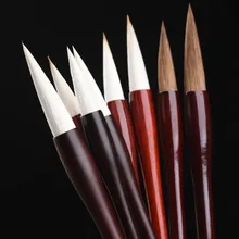 Китайская традиционная ручка-кисть для каллиграфии, набор, обычный скрипт, каллиграфическое письмо, кисти, художественная живопись, четыре драгоценности Scholar's