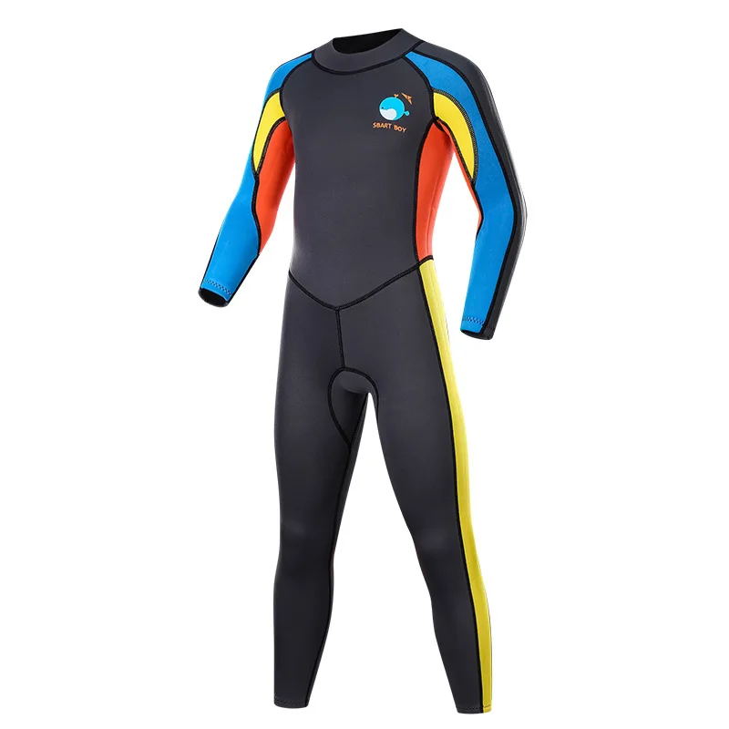 Néoprène 2.5mm Intégral Combinaison De Plongée Yikayin Enfant - Néoprène 2.5mm - Protection UV 50+ - Natation, Surf, Plongée Combinaison Plongée Homme 5mm
