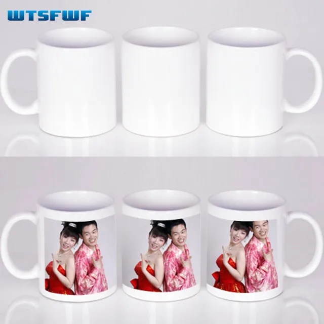 wtsfwf 48pcs box quality diy customized white mugs 11oz sublimation