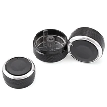 Автомобильный Стайлинг, 3 шт./компл. Алюминий для Chevrolet Lova Aveo AC Регулятор для кондиционера автомобильный аксессуар наклейка