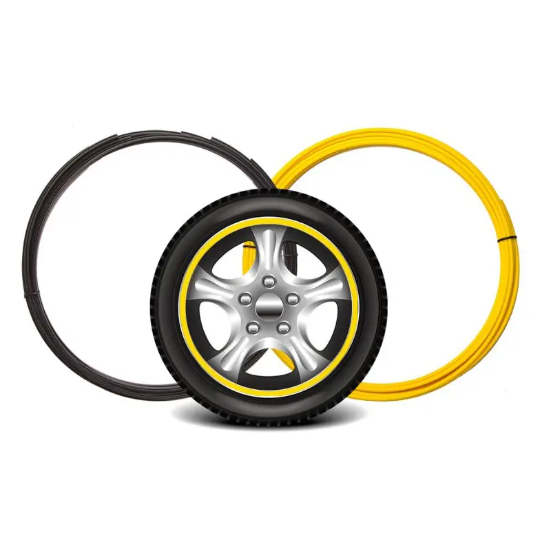 

800cm New Styling IPA Rimblades Car Vehicle Color Wheel Rims Protectors Decor Strip Tire Guard Line Rubber Moulding Trim