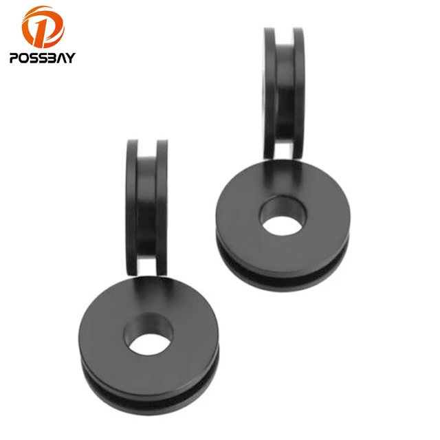 POSSBAY 4pcs Detachable Motorcycle Windshield Mounting Bushing Grommets