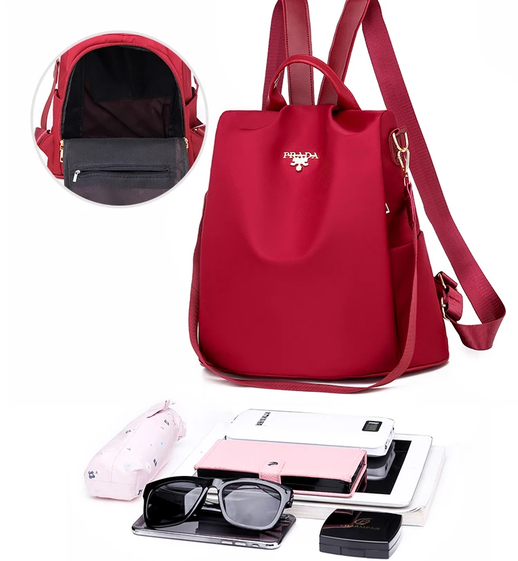Сумки для женщин большой емкости Многофункциональный рюкзак легкий водонепроницаемый Противоугонный рюкзак дорожная сумка для девочки Mochila Mujer