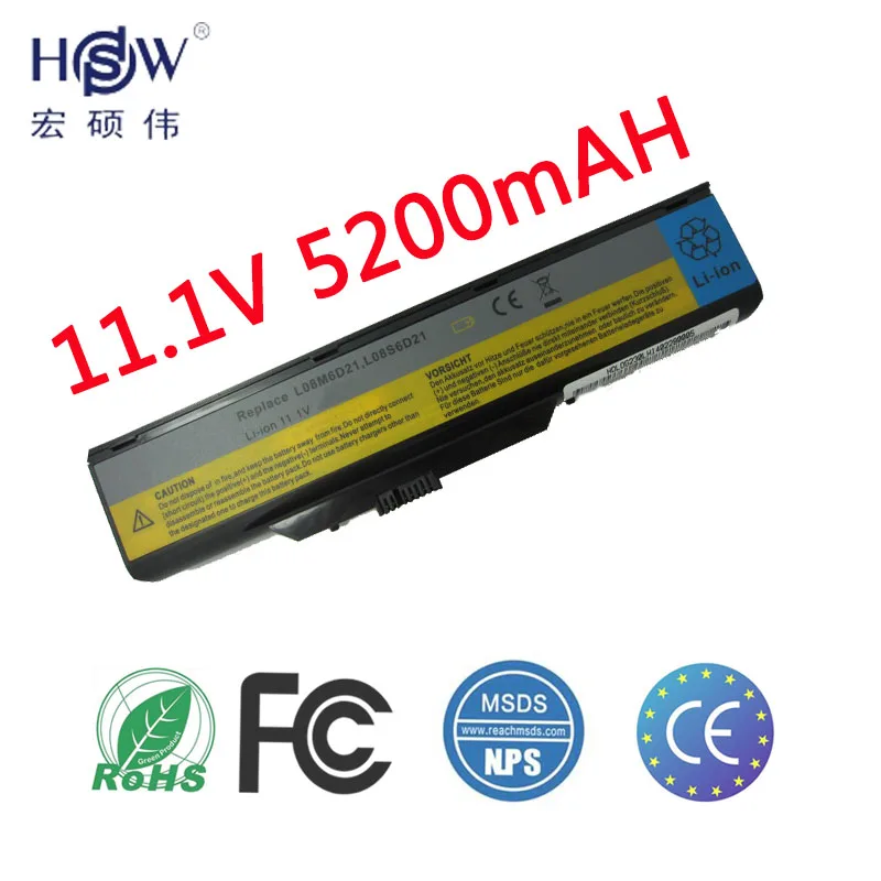 

5200MAH replacement laptop battery forthinkpad 3000 G230 G230G,E23 L08S6D21
