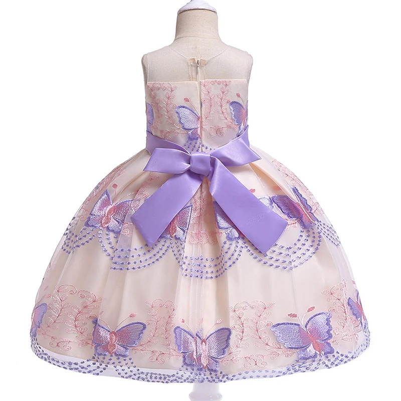 Летняя одежда детская одежда платье для девочек платье принцессы для первого причастия платья для девочек с цветочным рисунком костюм-пачка для малышей L5088