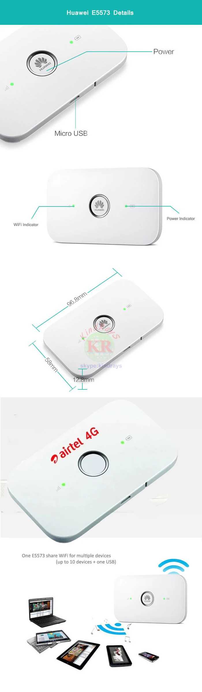 Открыл E5573 4G Wi-Fi усилитель 4G маршрутизатор с Слот sim-карты E5573cs-609 PK E5577