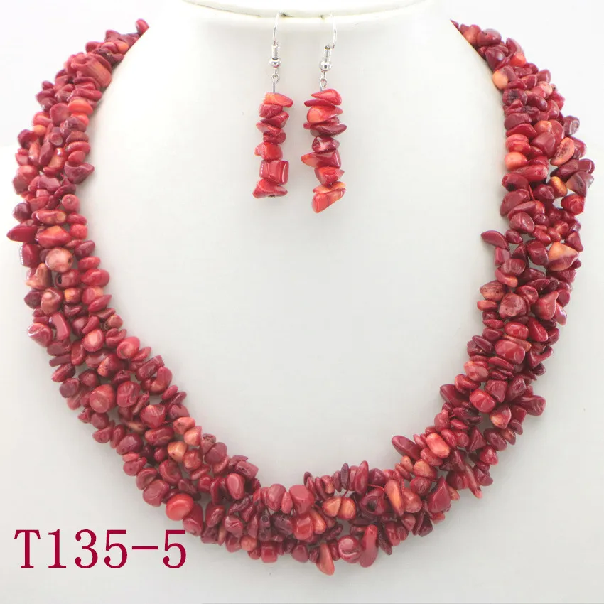 5 Natural Red Coral Necklace charms cheap silver jewelry heart necklaces for women necklace beautiful necklaces (3)