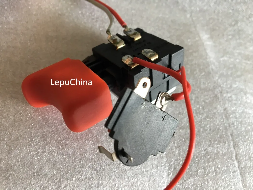Быстрая отправка! Высококачественный выключатель постоянного тока для 10,8 v/12 v LI-battery charge drill electric drill switch