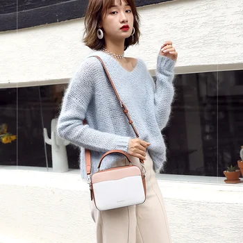 

Women Genuine Leather Tote Bag Famous Brand Cow Leather Handbags Designer Women Messenger Bags Ladies Shoulder Bag High capacity
