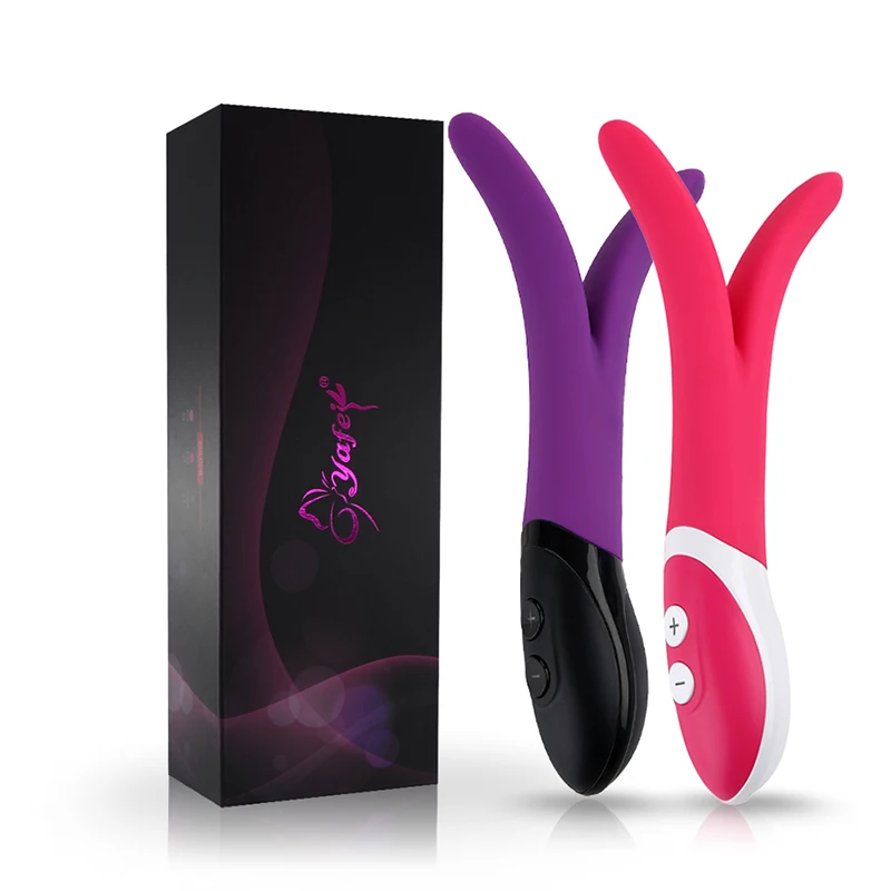 YAFEI Powerful Dual Vibrator for Women G spot Vagina clit vibrator,Anal Vibrator Rabbit Wand Body Massager Sex Products Sex Toys 8