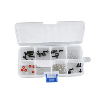 

F-141 8 Slots Cells Portable Tool Box Electronic Parts Screw Beads Ring Component box Plastic Storage Box Container Holder