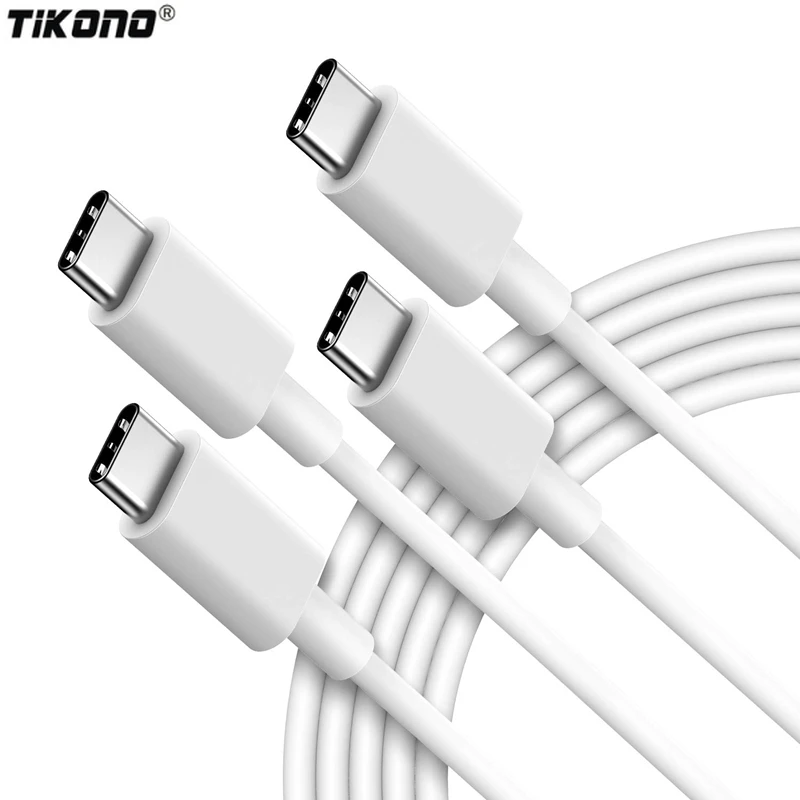 Кабель USB C [2 упаковки] шнур быстрой зарядки Type совместимый с IPad Pro 11/12 9 2018/Google Pixel 2/2
