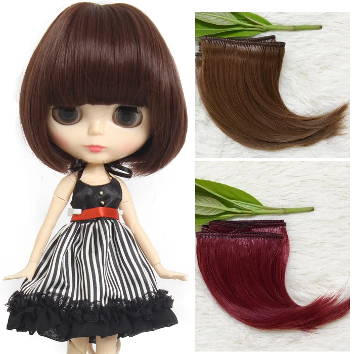 Buy 5Pcs/lot Classic Bottom Curly Doll Hair Extensions for BJD Bly the American
