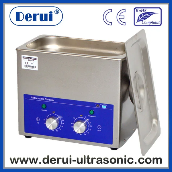 

Free basket, Derui ultrasonic cleaner supplier with timer and heated DR-MH30 3L high cost performance