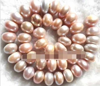 

wan 00653 8x13mm Beautiful Freshwater Pearl Roundel Beads 15"