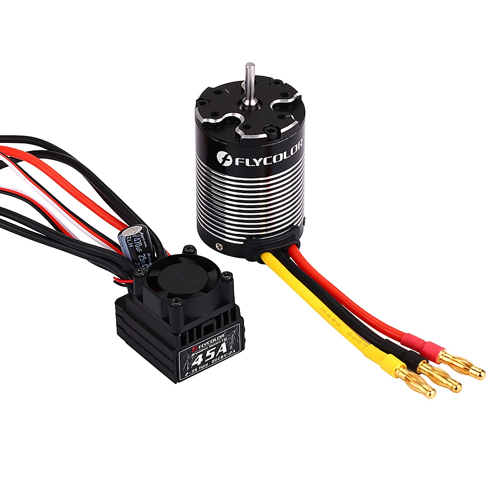 

RC Car Brushless Motor 3650 3000KV 2s Sensorless 45A ESC with BEC for 1:10 TARXXAS Cars RC Truck Parts