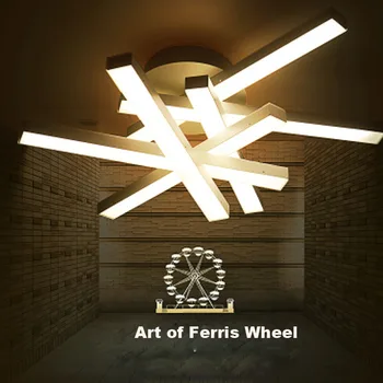 

modern LED Acryl Ceiling Lamp Ferris Wheel Art Abnormity LED Chip Personality Light Fixture Warm Sweet House Restaurant Lamps