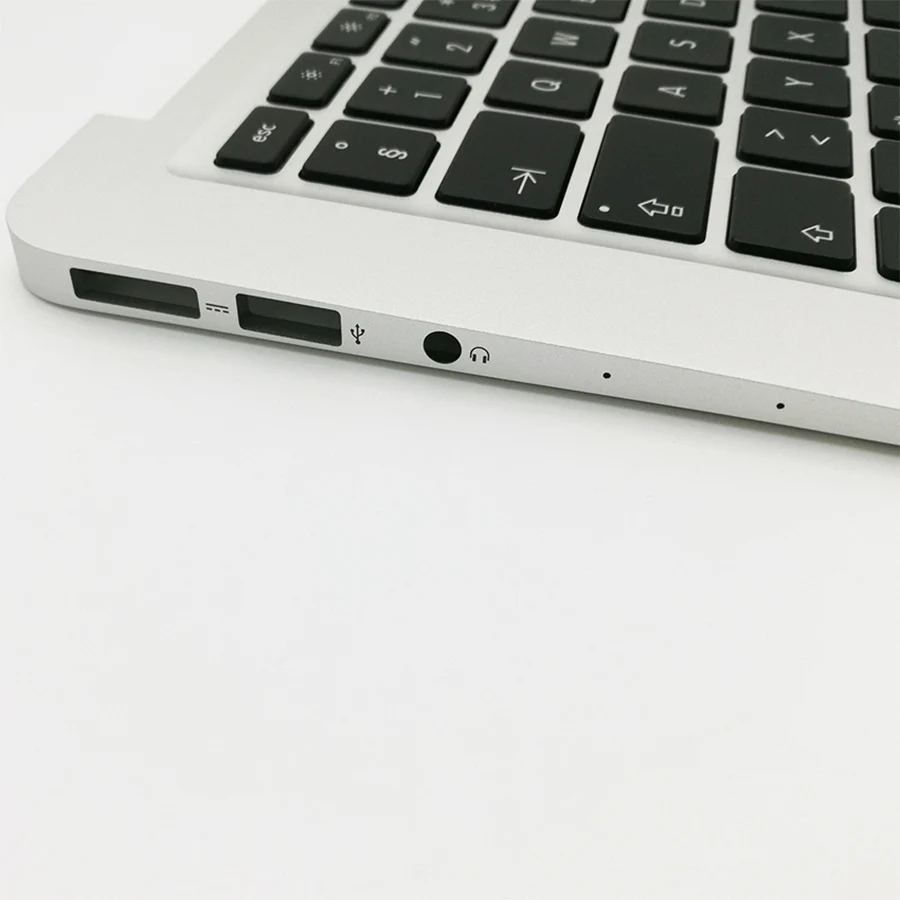 Топ Дело Упор для рук Швейцарский Клавиатура для ноутбука Macbook Air 1" черный без рамки Швейцария макет A1466 2013 года