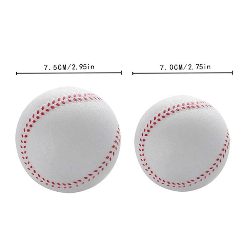 1Pc Universal Handmade Baseballs PVC&PU Upper Hard& Soft Baseball Balls Softball Ball Training Exercise Baseball Balls