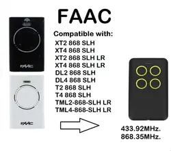 50 шт. для FAAC XT2 XT4 433 МГц 868 МГц, для гаражной двери пульт дистанционного управления Дубликатор