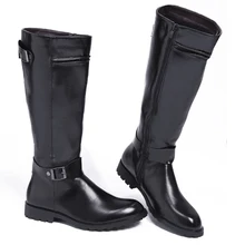 2019 genuine Leather Martin Boots Fur Martin High Top Casual Shoes Men Boots over the knee Botas Brand Motorcycle Boots the european men s leather boots martin station vintage trend of korean men s boots high shoes breathable casual shoes